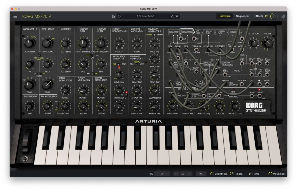 Arturia KORG MS-20 V for Mac Free Download