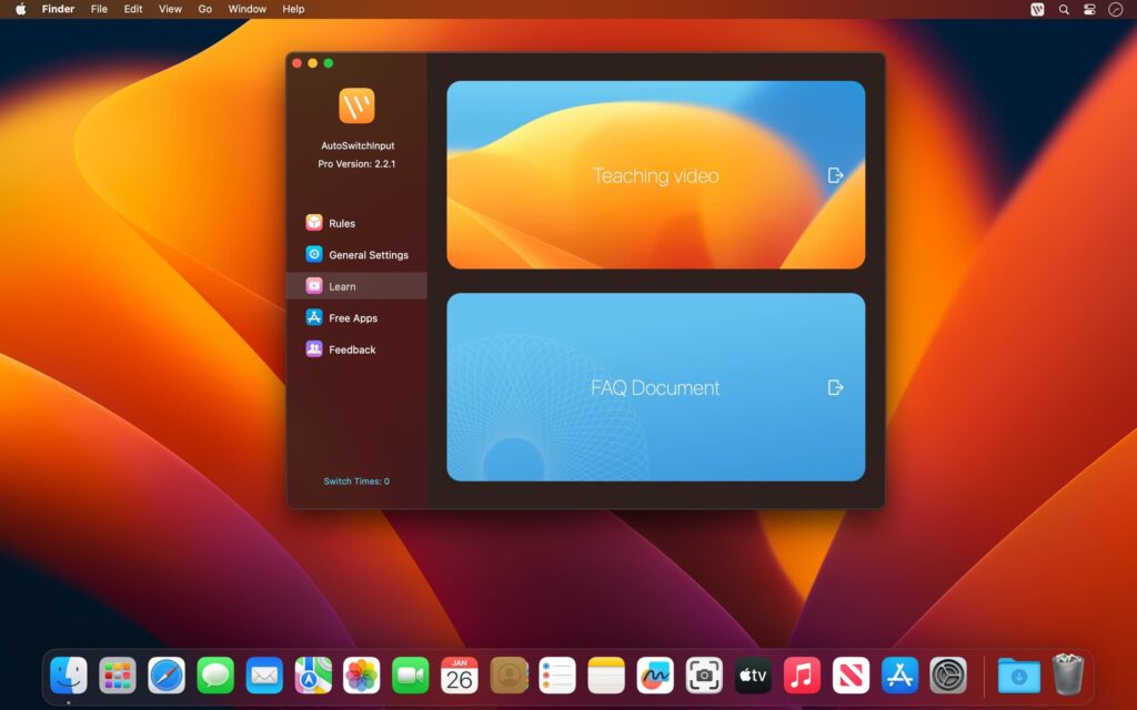 AutoSwitchInput Pro 2 for Mac Free Download