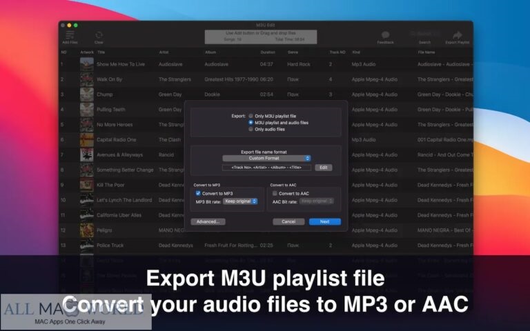 M3U Edit 2023 for Mac Free Download