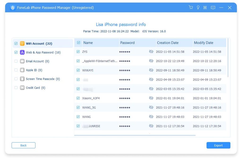 Mac FoneLab iPhone Password Manager 2023 for macOS Free Download