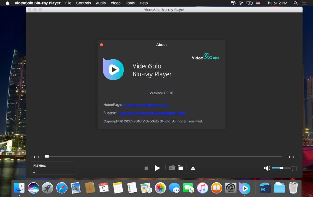 VideoSolo Blu-ray Player for Mac Free Download