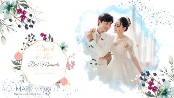 Videohive Ink Romantic Wedding Slideshow Free Download