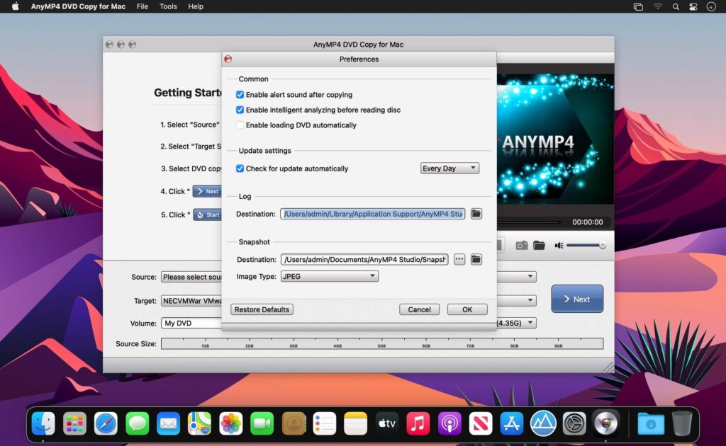 AnyMP4 DVD Copy 2023 for Mac Free Download