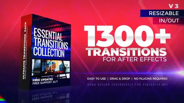 film Frame Transitions for After Effects OS Free Download