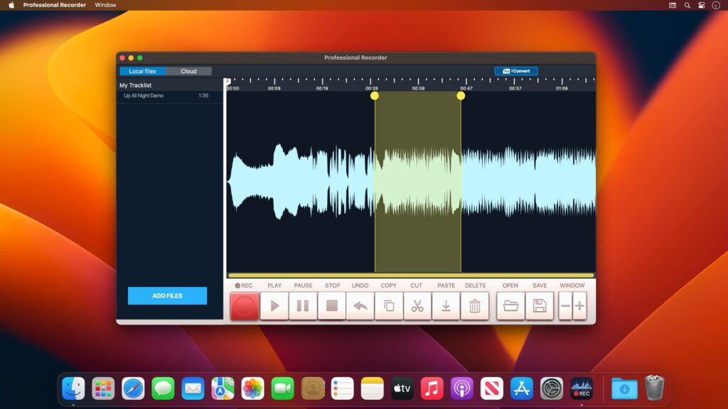 Professional Recorder & Editor 6 for Mac Free Download