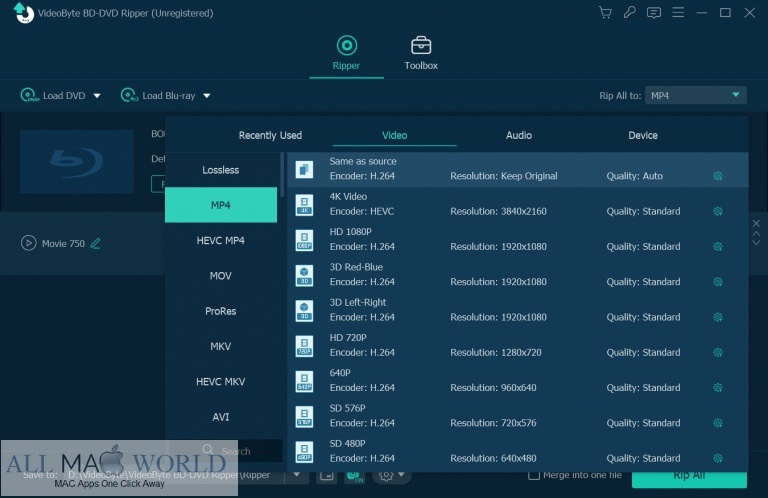 VideoByte BD-DVD Ripper for Mac Free Download