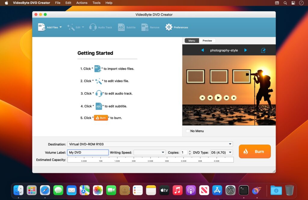 VideoByte DVD Creator 5 for Mac Free Download