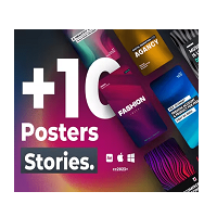 Videohive 10 Posters Instagram Stories for After Effects Download Free