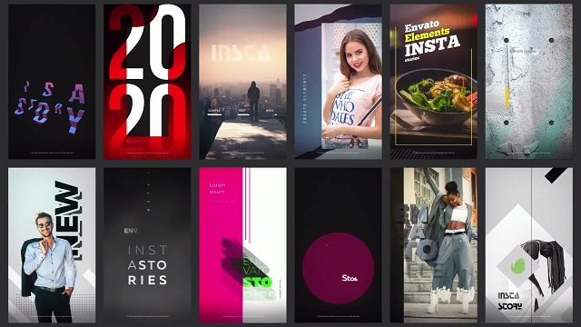 Videohive 12 Broadcasts Instagram Stories for After Effects