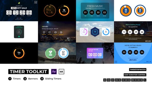 Videohive Countdown Timer Toolkit for After Effects Download