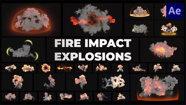 Videohive Fire Impact Explosions for After Effects Free Download