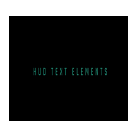 Videohive HUD Text Elements For After Effects Download Free