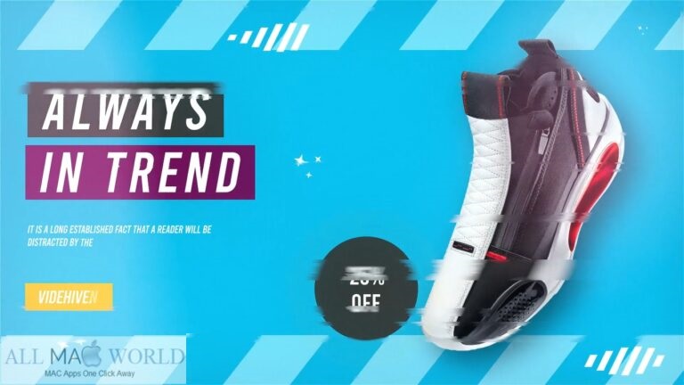 Videohive Sneakers Sale Promo Plugin for After Effects Free Download