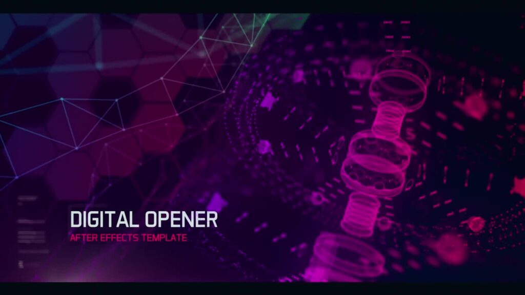 Videohive Technology Digital Opener Titles for After Effects Download