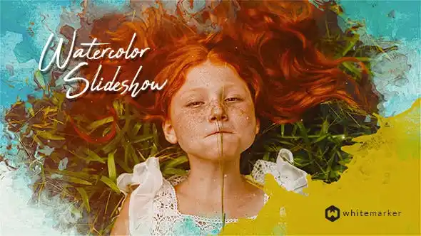 Videohive Watercolor Ink Slideshow for After Effect Download