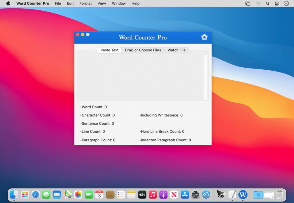 Word Count Popup 2 for Mac Free Download