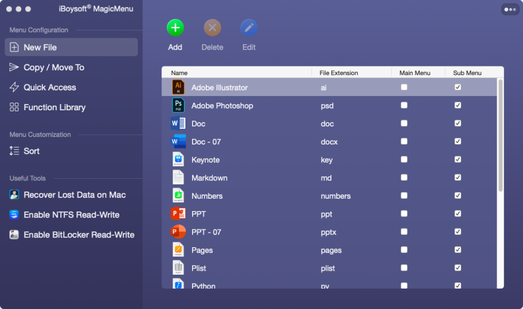iBoysoft MagicMenu Free Download macOS
