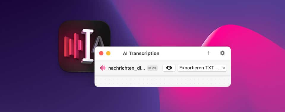 AI Transcription for macOS Free Download