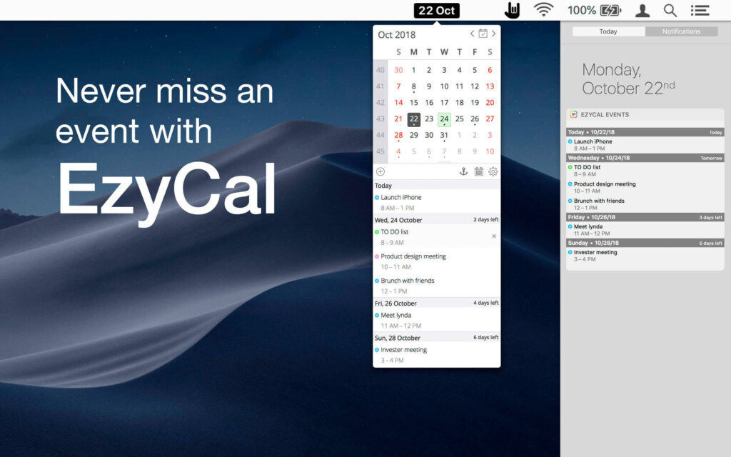 EzyCal 2 for Mac Free Download