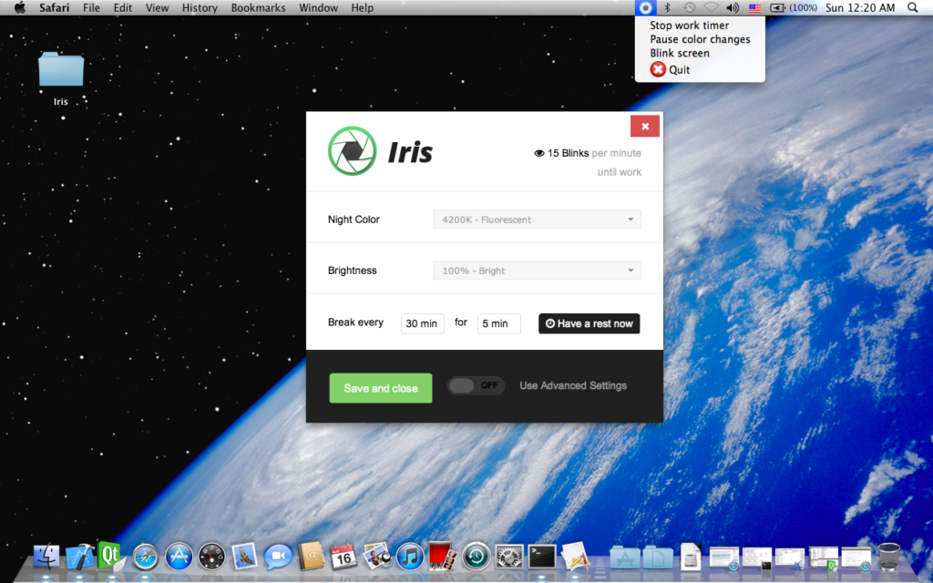 Iris for Mac Free Download