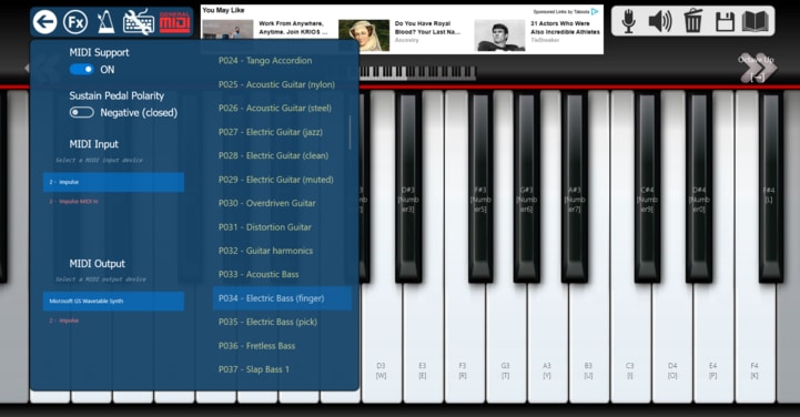 MIDI Keyboard Piano Lessons for Mac Free Download