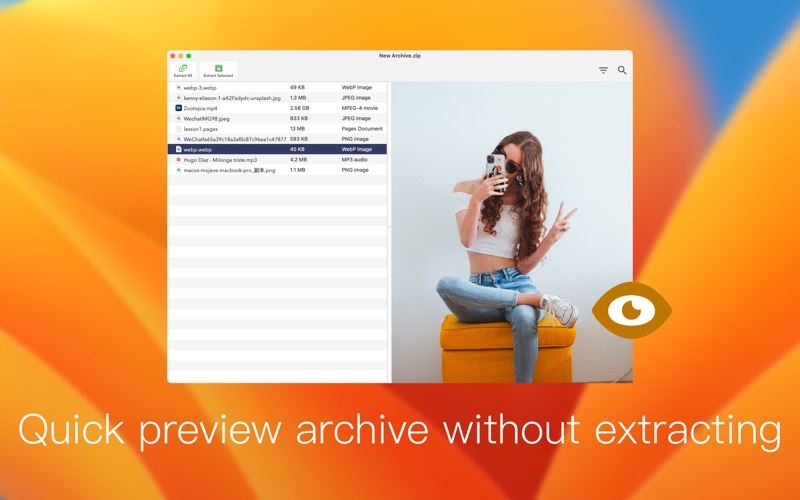 Oka Unarchiver Unzip ZIP RAR 2023 for Mac