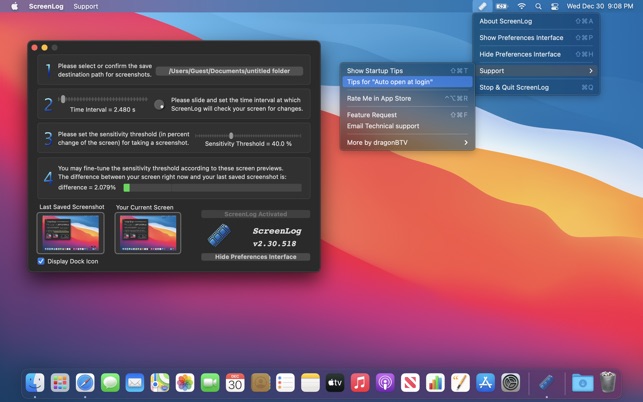 ScreenLog 2 for Mac Free Download