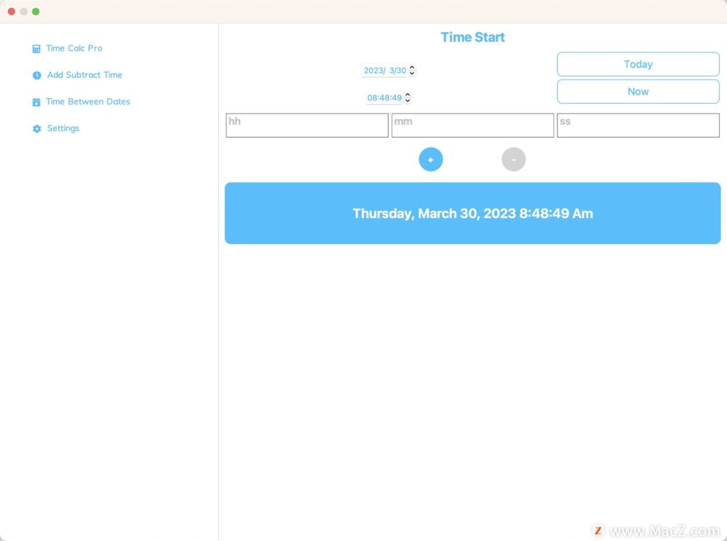 Time Calc PRO for macOS Free Download