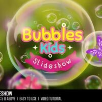 Videohive Bubbles Kids Slideshow for After Effects