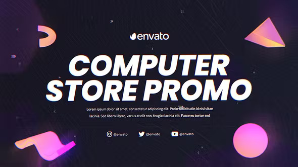 Videohive Computer Store Promo for After Effects