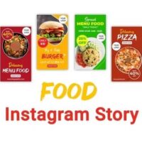 Videohive Food Instagram Story for Adobe After Effects