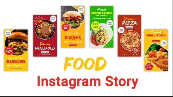 Videohive Food Instagram Story for After Effects