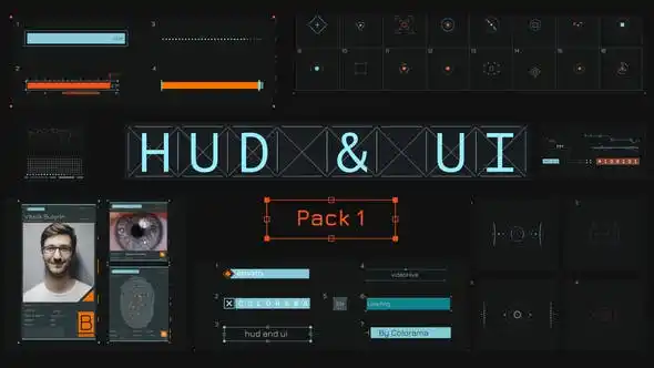 Videohive HUD UI Earth 4 for Adobe After Effects