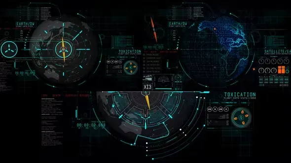 Videohive HUD UI Earth 4 for After Effects Free Download