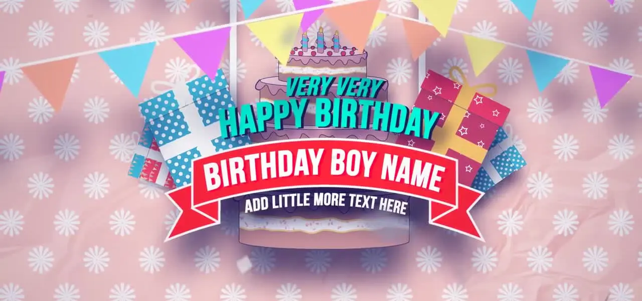 happy birthday after effects project download