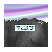 Videohive Holographic Opener For Final Cut Download Free