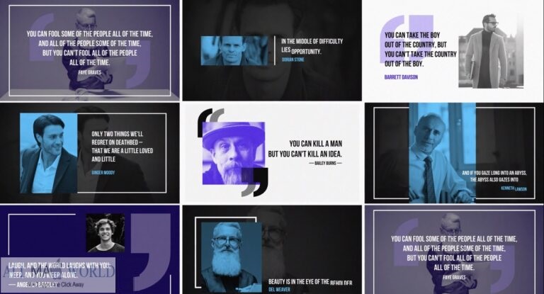 Videohive Quotes Titles Pack Plugin for After Effects Free Download