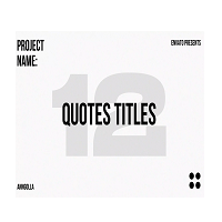 Videohive Quotes Titles Pack for After Effects Download Free