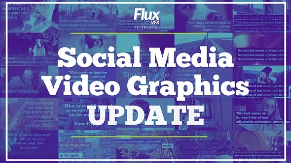 Videohive Social Media Video Graphics for After Effects