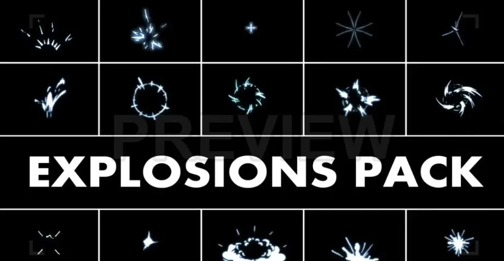 Videohive Spark Explosion Elements for Adobe After Effects