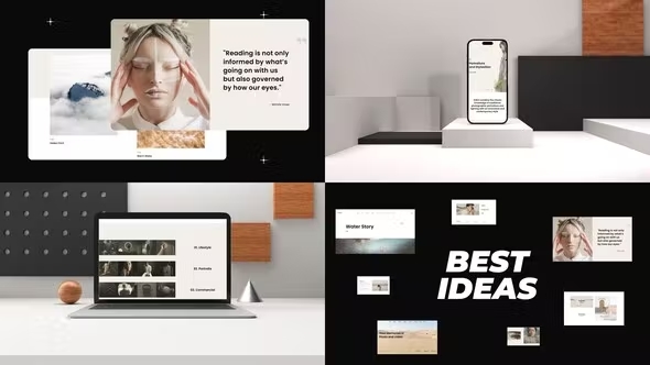 Videohive Website Presentation 4K Laptop Mockup for Adobe After Effects