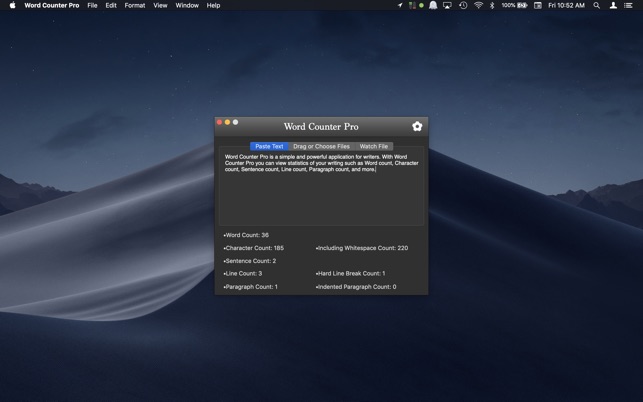 Word Counter Pro 3 for Mac Free Download