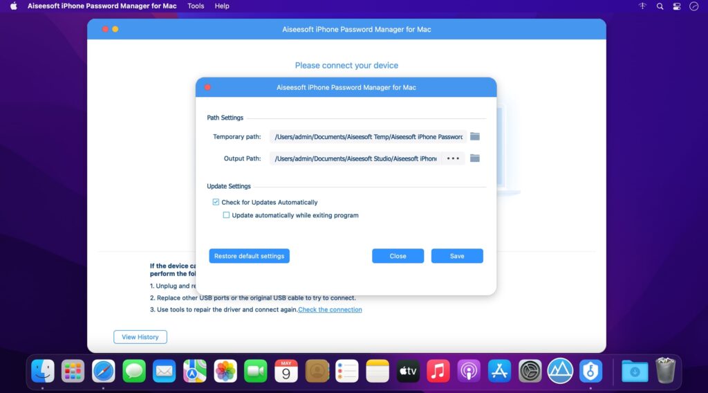 Aiseesoft iPhone Password Manager 2023 for Mac Free Download