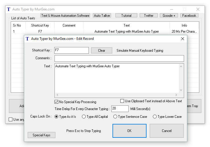 AutoTyper Keyboard Shortcuts 2023 for Mac Free Download