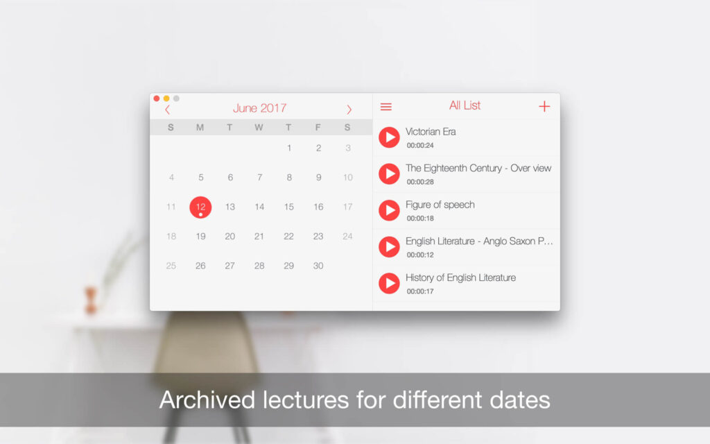 Record Lectures 2023 for Mac Free Download