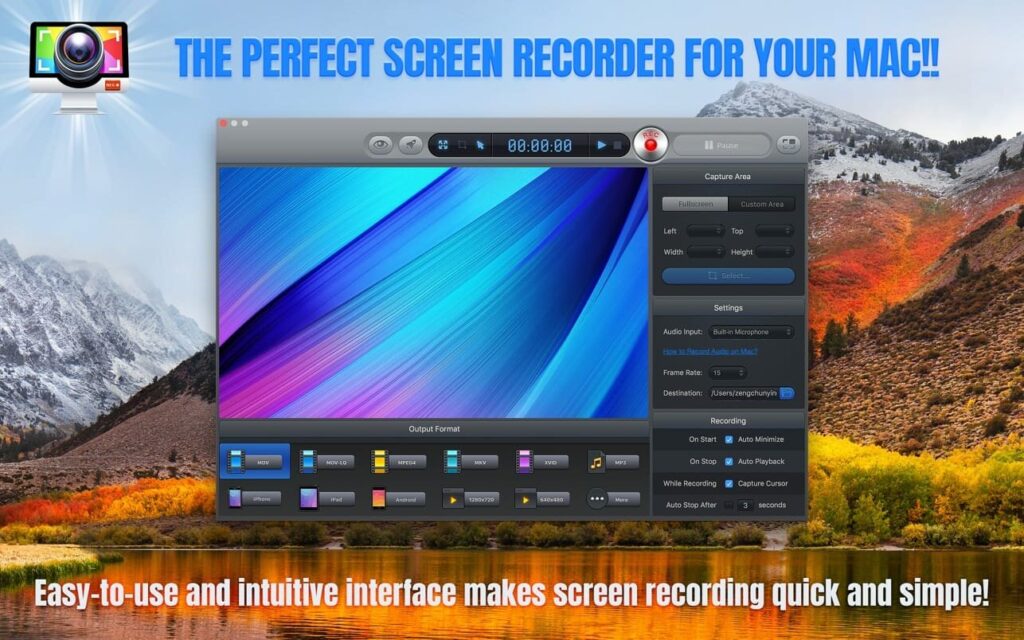 Screen Recorder HD Pro 3 for Mac Free Download