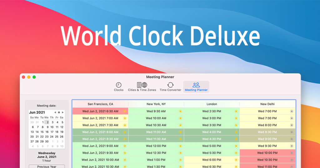 World Clock Deluxe 2023 for Mac Free Download