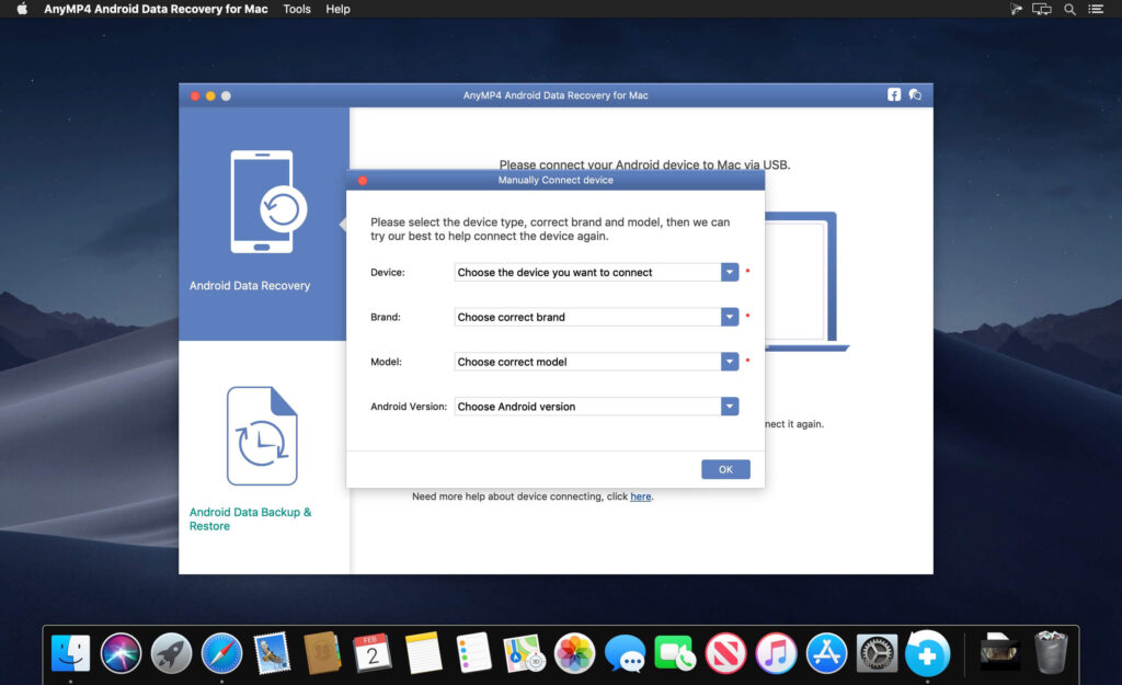 AnyMP4 Android Data Recovery 2.1.22 for mac instal free