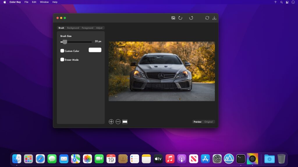 Color Ray Photo Color & Blur 1.5 for Mac Free Download