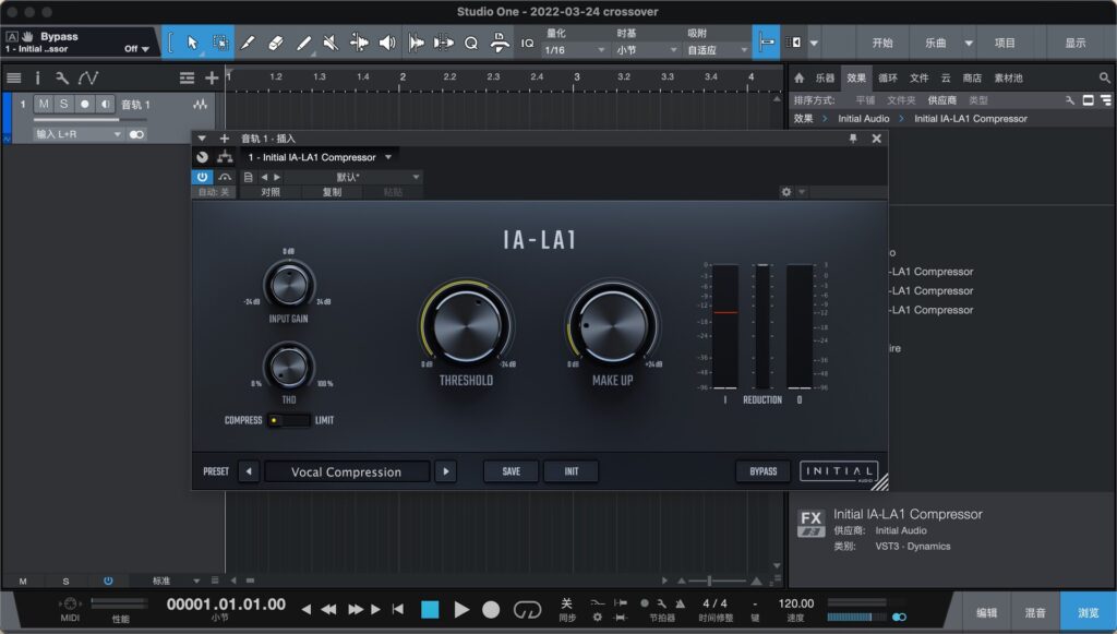 Initial Audio IA-LA1 Compressor for Mac Free Download